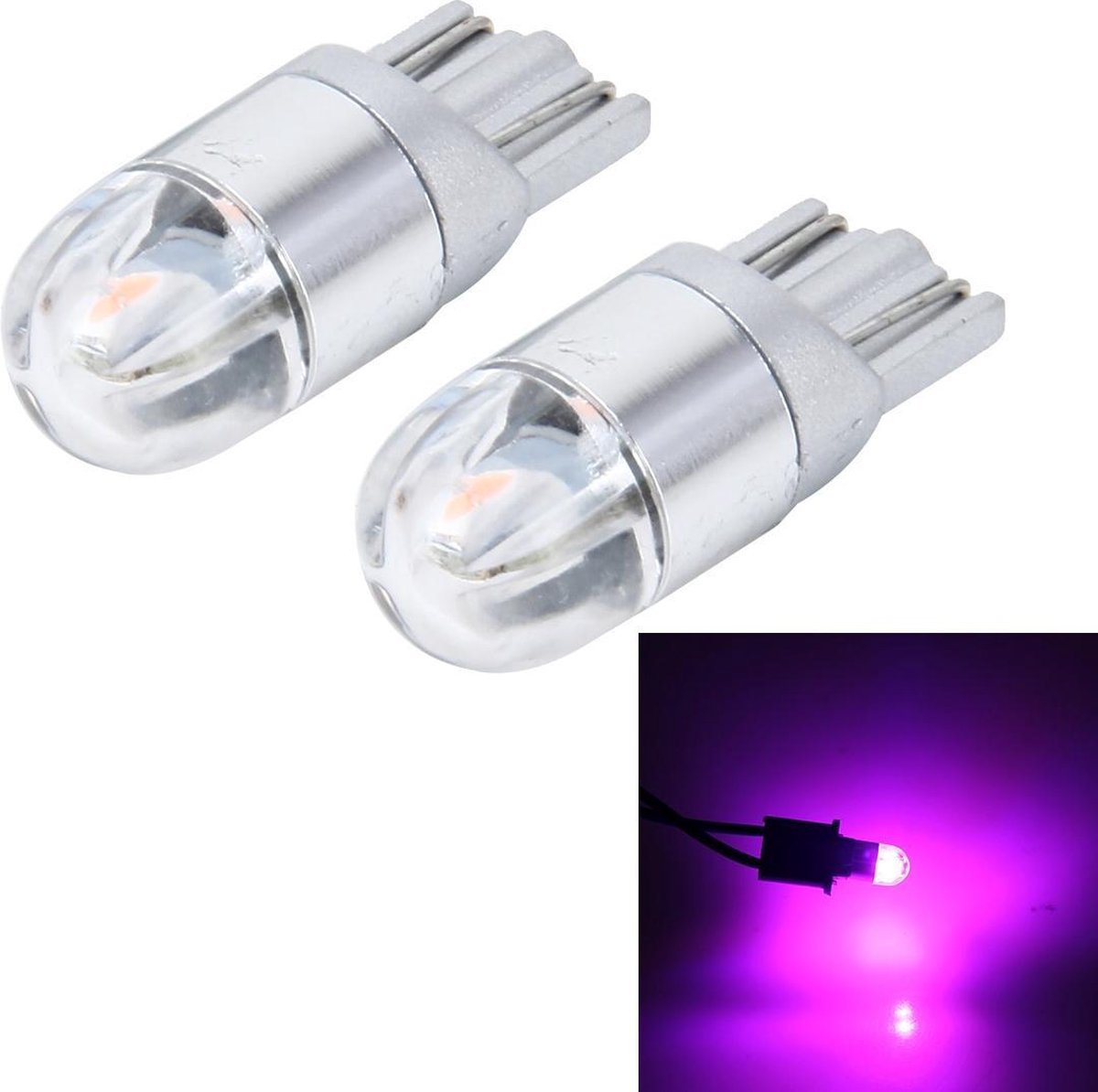 2 STKS T10 2W 2 SMD-3030 LED Car Clearance Lights Lamp