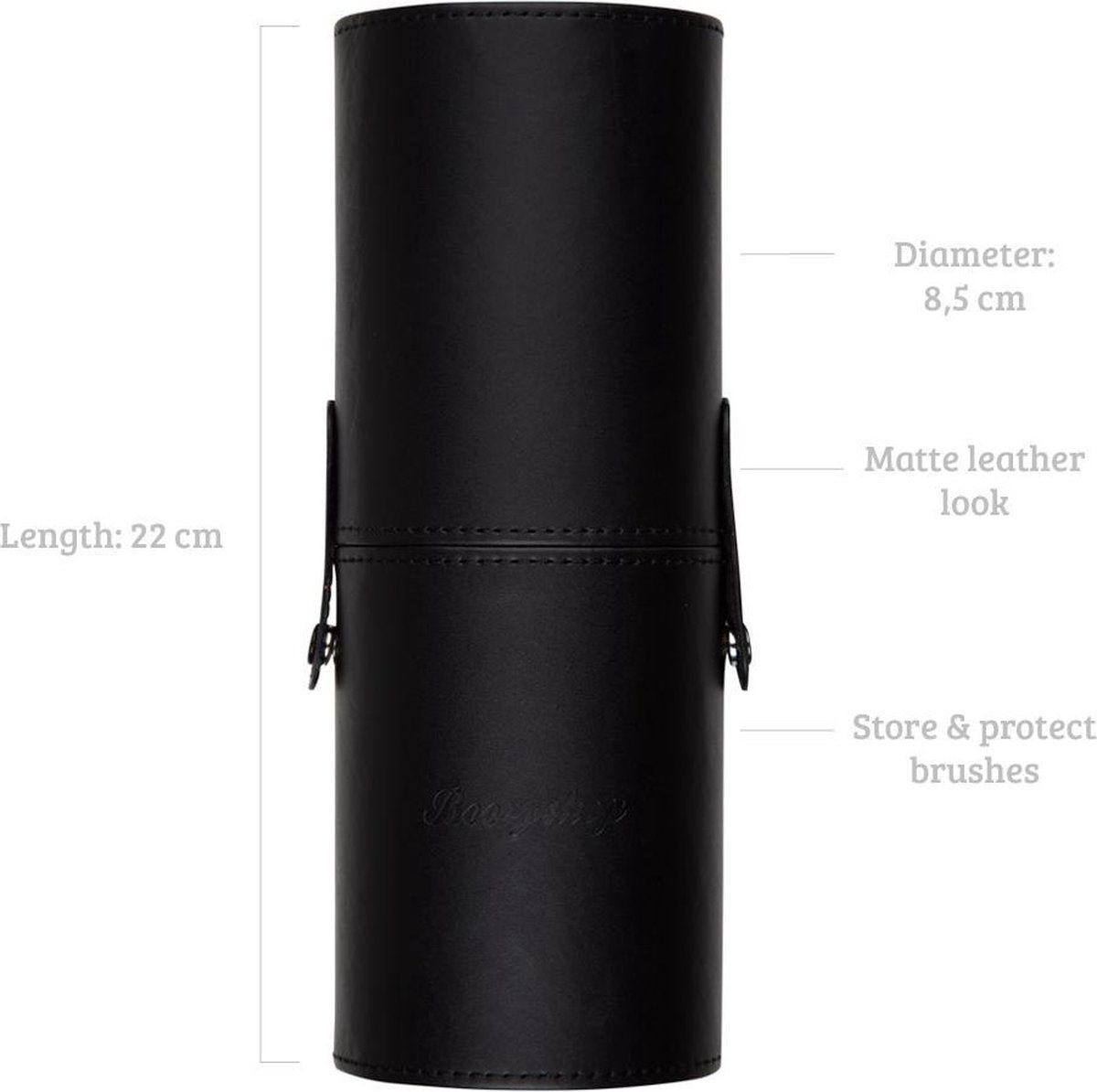 Boozyshop Large Brush Cup Holder Black
