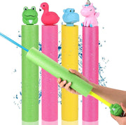 Waterpistool - Zinaps 4 stks Waterpistool Schuim Waterspuit Water kanon met groot bereik zwembad kanon schuim waterpistool water speelgoed tuin strand speelgoed voor kinderen volwassenen zomer pool feest- (WK 02127)