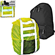 Verhaak Rugzakregenhoes Reflectie Unisex Polyester Neongeel