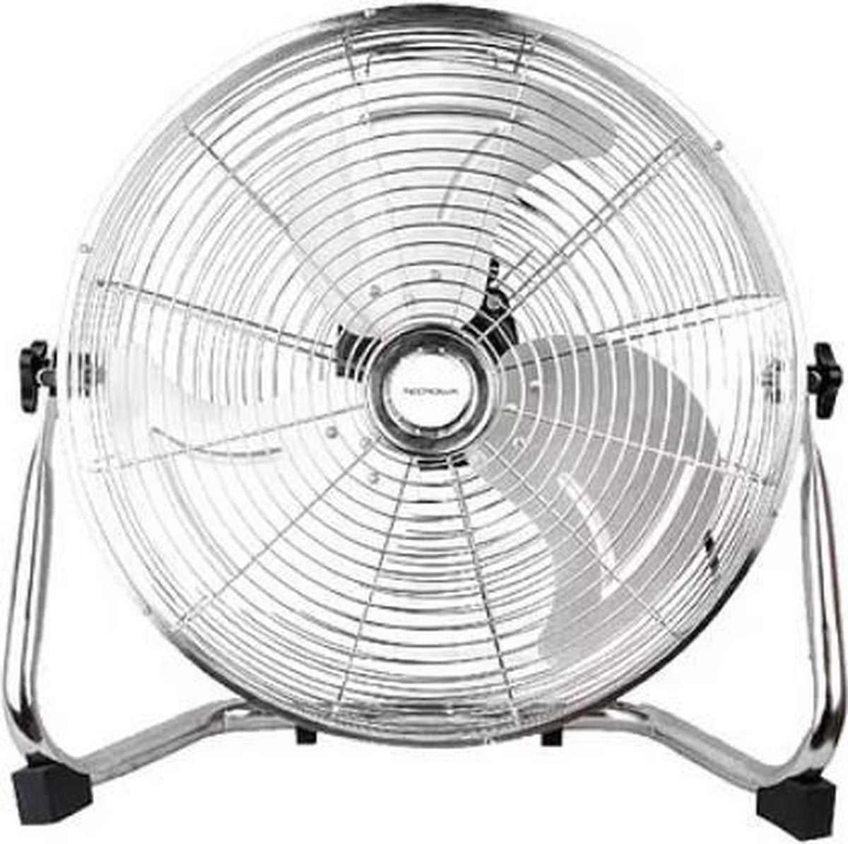 Ventilator vloerventilator 40cm chrome 3 snelheden 100w design model