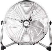 Ventilator vloerventilator 40cm chrome 3 snelheden 100w design model