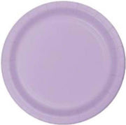 Kartonnen Bordjes paars 18cm 20st - Wegwerp borden - Feest/verjaardag/BBQ borden / Gebak bordjes maat