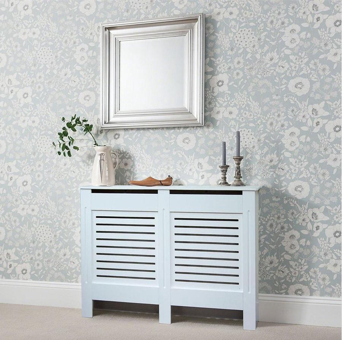 Medium Radiatorcover wit - Furniture Maxi- 112x19x82 MEDIUM