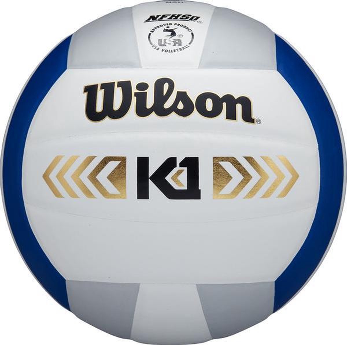 Wilson K1 Gold - wit/blauw - maat 5