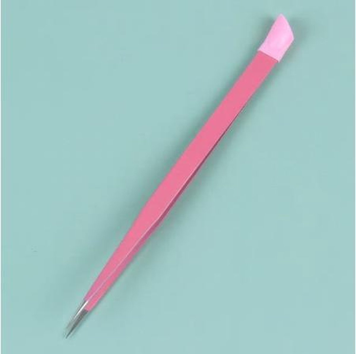 Pincet voor nagel stickers (Roze)