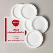 Weck plastic deksels 5st