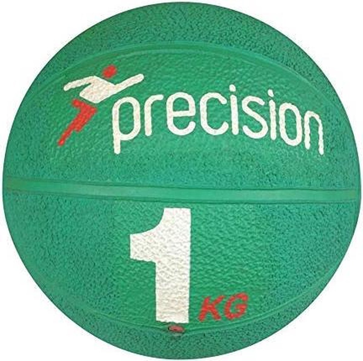 Precision Medicine-bal 1 Kg Rubber 18 Cm Groen