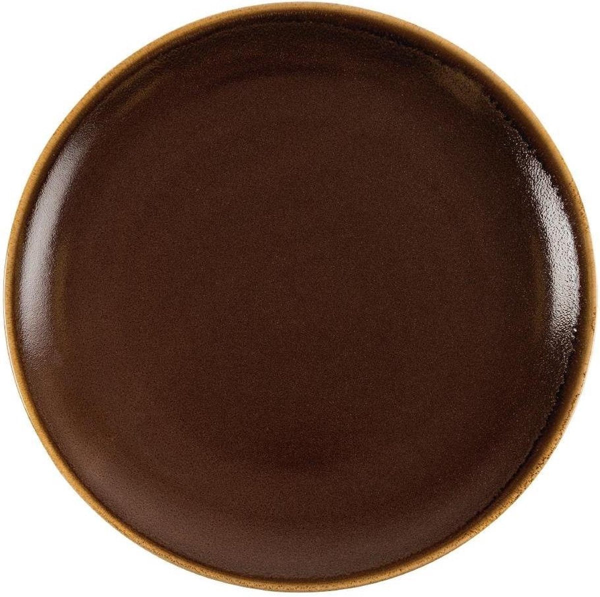 Olympia 4 stuks | Coupe bord Bruin | Ø 28cm