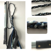 Hondenspeelgoed. Flirtpole maat 1 in de kleuren mintgroen en antraciet. Hondenhengel. Hondentraining. MadeByShuko