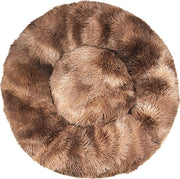 BEESSIES® donut hondenmand/hondenkussen 80 cm - Bruin tie dye - huisdierbed  hondenbed - hond kussen mand