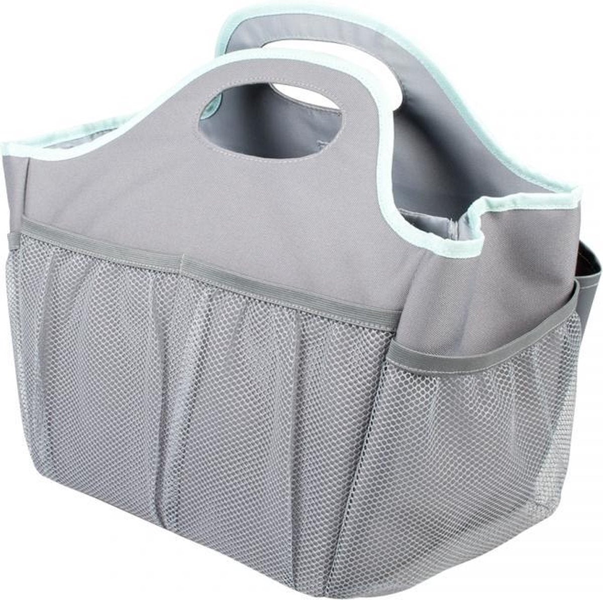 Duvo reistas organiser voor de viervoeter grijs lichtgroen 35x24x24cm