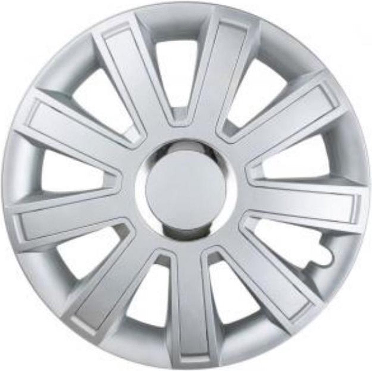 Wieldoppen Set Universeel 14 Inch Velgen 4 Stuks KOLPAK FLASH 14 Zilver