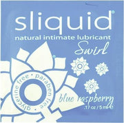 Naturals Swirl Glijmiddel Kussen Blauwe Framboos 5 ml Sliquid 302