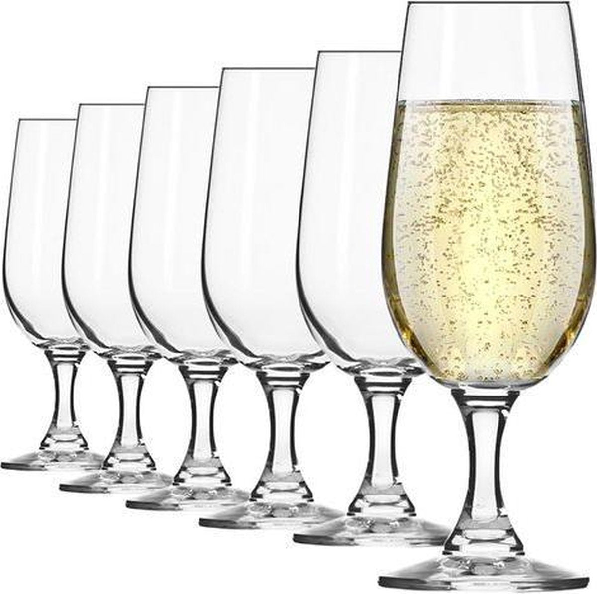 Krosno Champagneglazen - 6 Delige set - 180ML