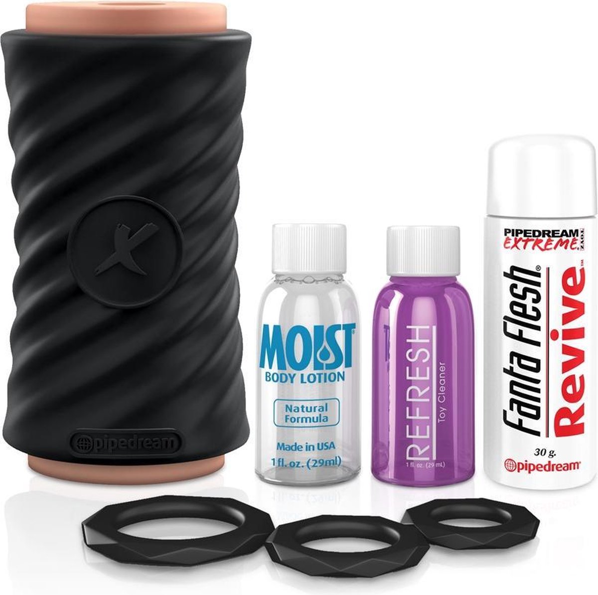 Pipedream PDX Elite Sure Grip Stroker Masturbator met Handige Grip