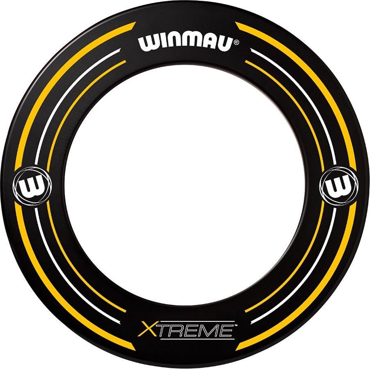 Winmau Catchring Black Xtreme2 - dartsurroundring - zwart