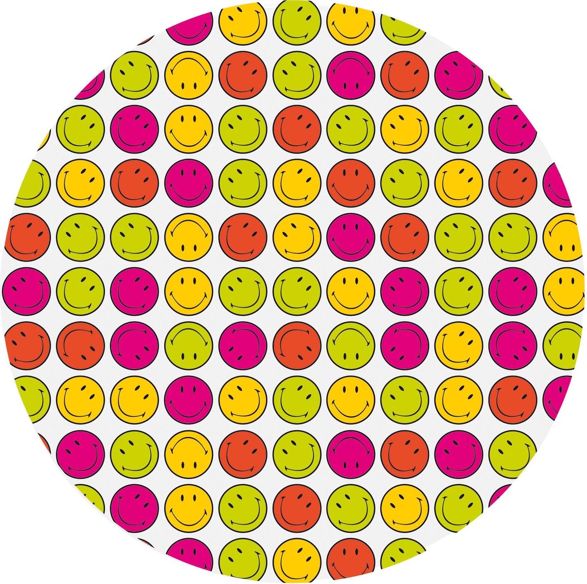 Saladebord - Zak!Designs - Smiley - happy days - 20 cm