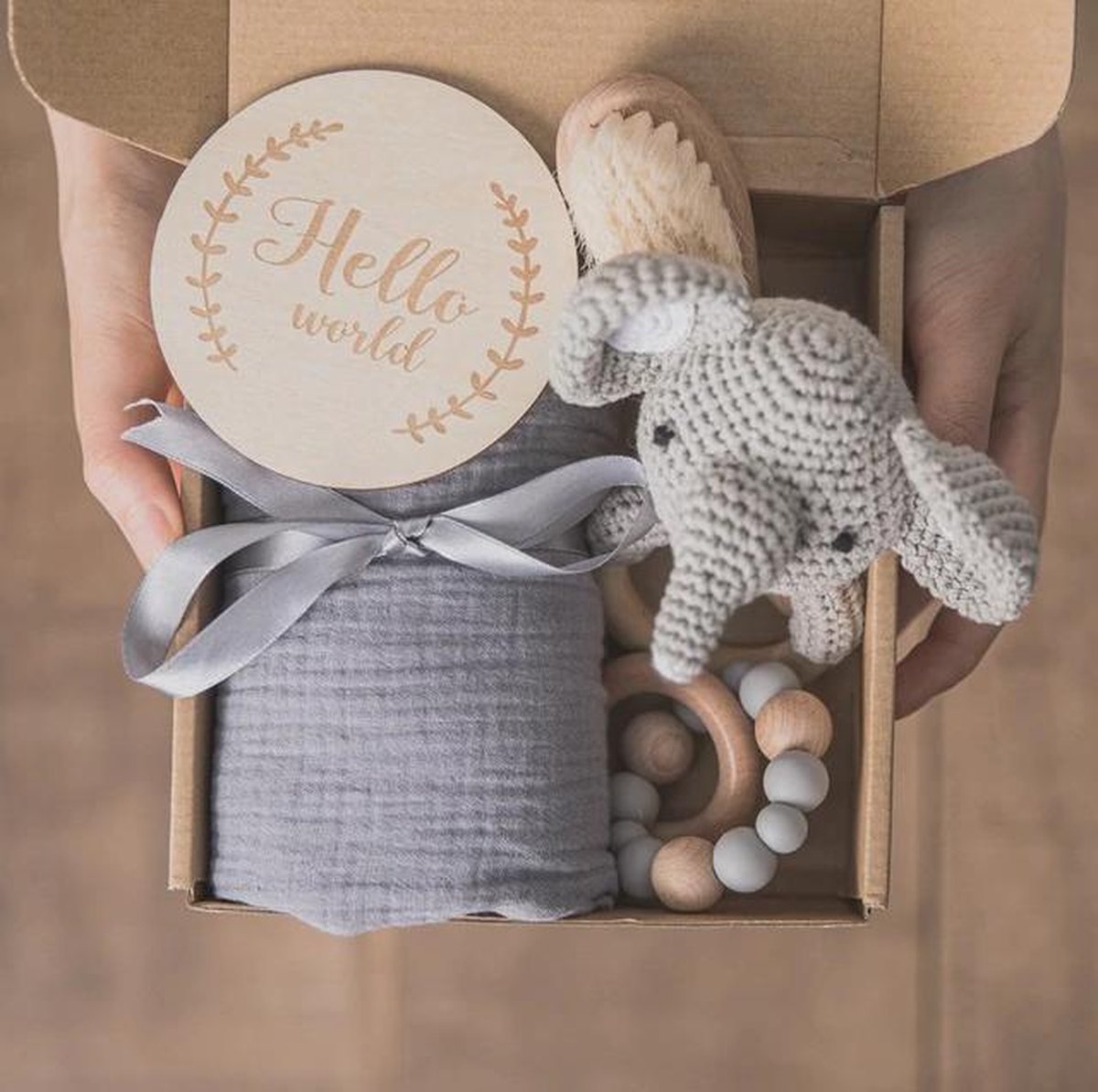 Babycadeaus - Baby cadeau meisje - baby cadeau jongen  - kraamcadeau -  kraampakket - Geboortegeschenk - babyshower cadeau - geboorte cadeaubox -  baby Bad set