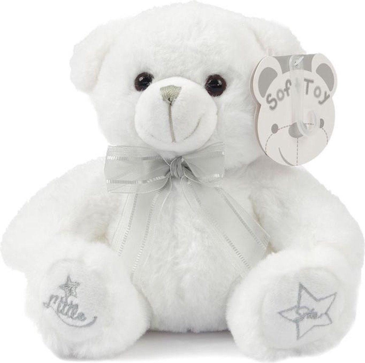 Soft Touch Knuffelbeer Little Star 25 Cm Polyester Wit