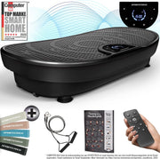 Trilplaat VP250 - 7+1 trainingsprogramma's - yoga-optie - edel design - Bluetooth luidspreker