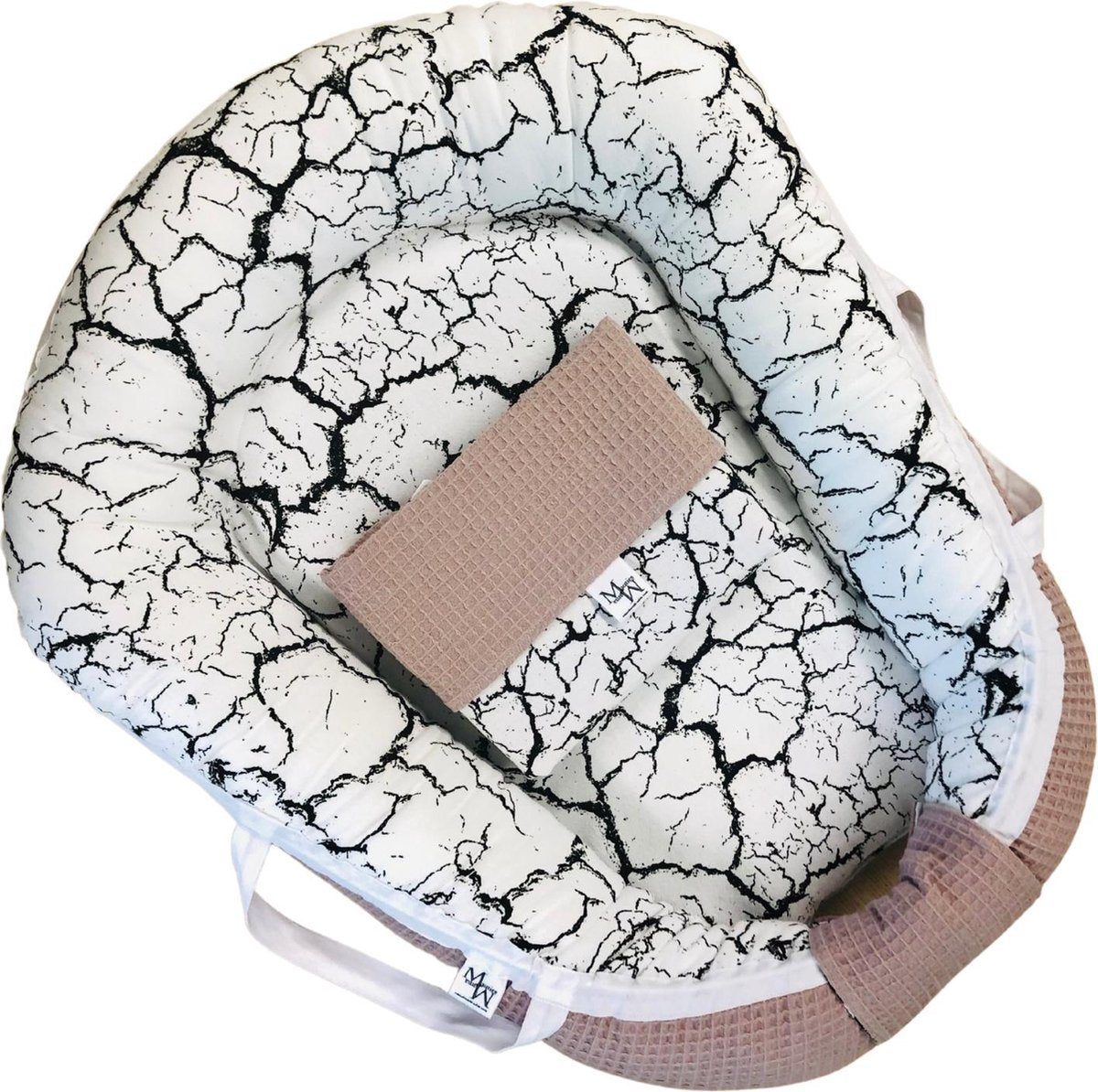 Mauties Mama - Poppennestje - Marble - 60 Centimeter