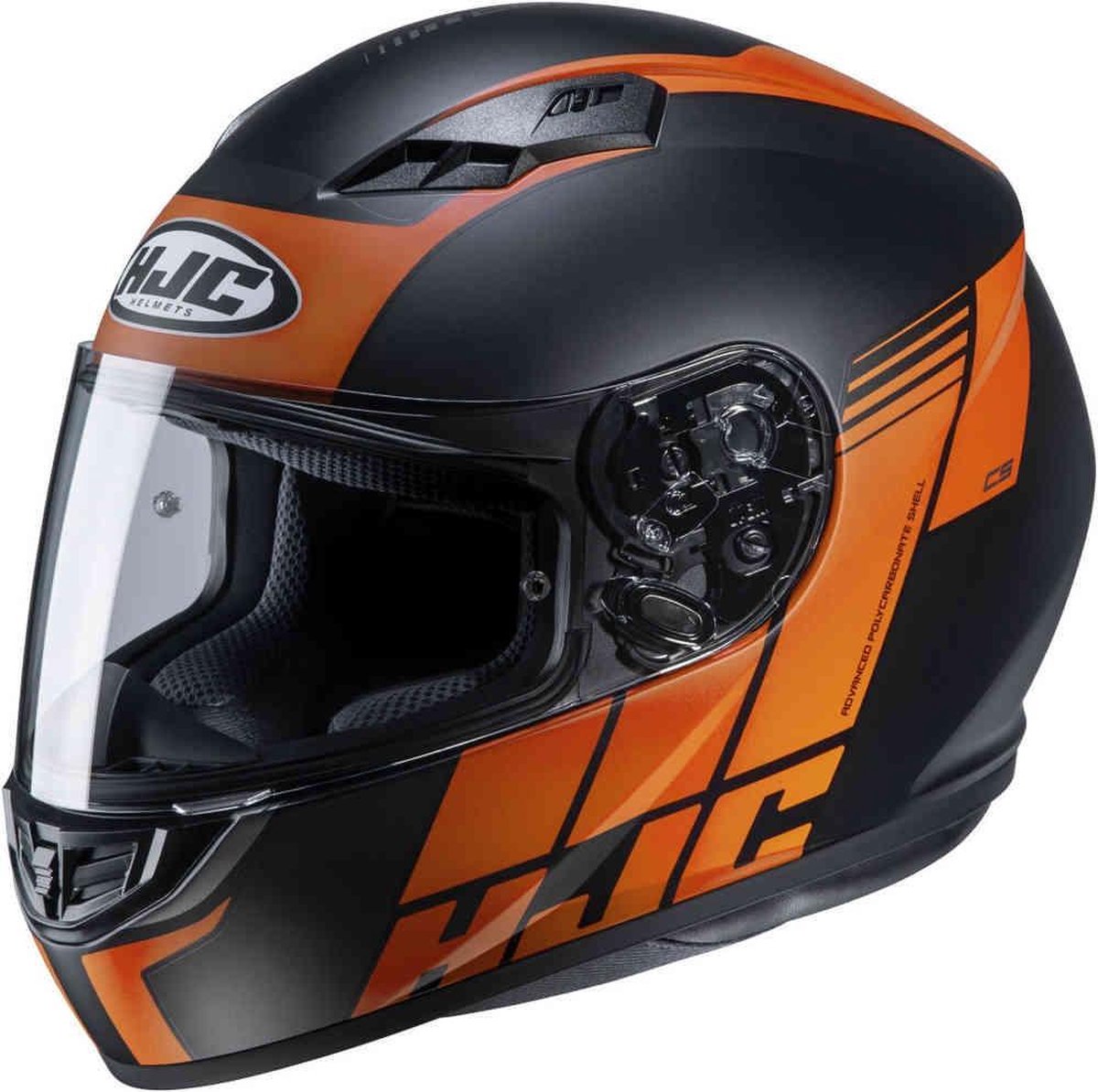 HJC CS-15 Mylo - Mat Zwart / Oranje