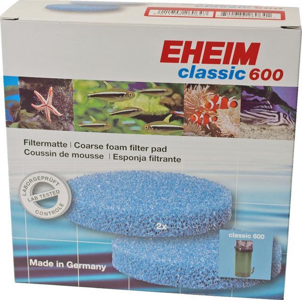 Doos Eheim filterspons