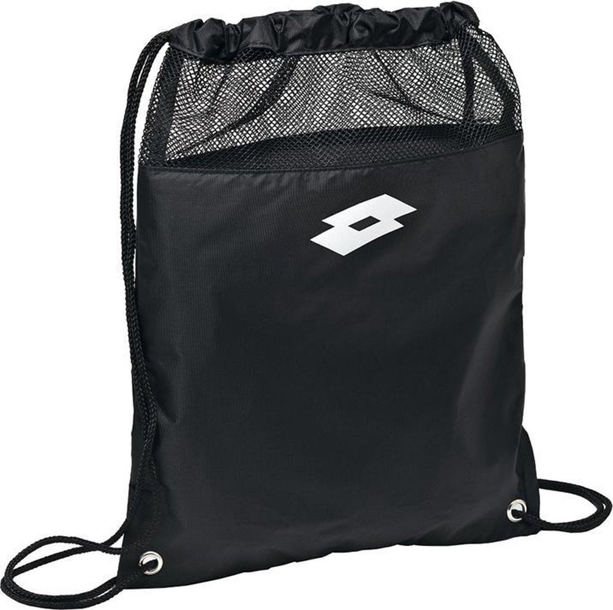 Lotto Team II Tas - Gymtas - 5 Liter - Zwart / Wit