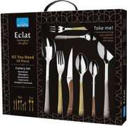 Eclat - Metallic - Bestek - RVS - (Set - 38 Delig)