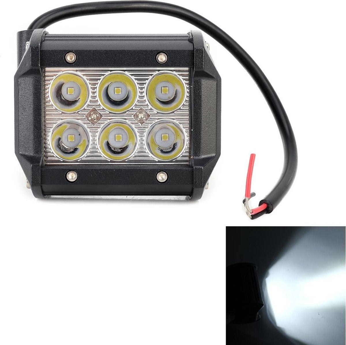 18W CREE 6 LED wit licht condensortechnieklamp / waterdichte IP67 SUV's licht