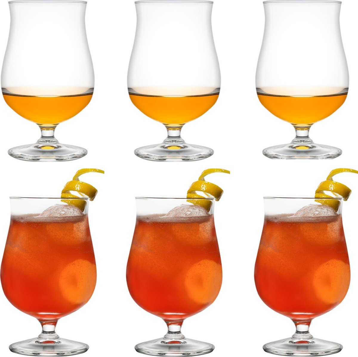 Libbey borrelglas Esperanto - 290 ml / 29 cl - 6 stuks - cognacglas - cocktailglas - vaatwasserbestendig - hoge kwaliteit