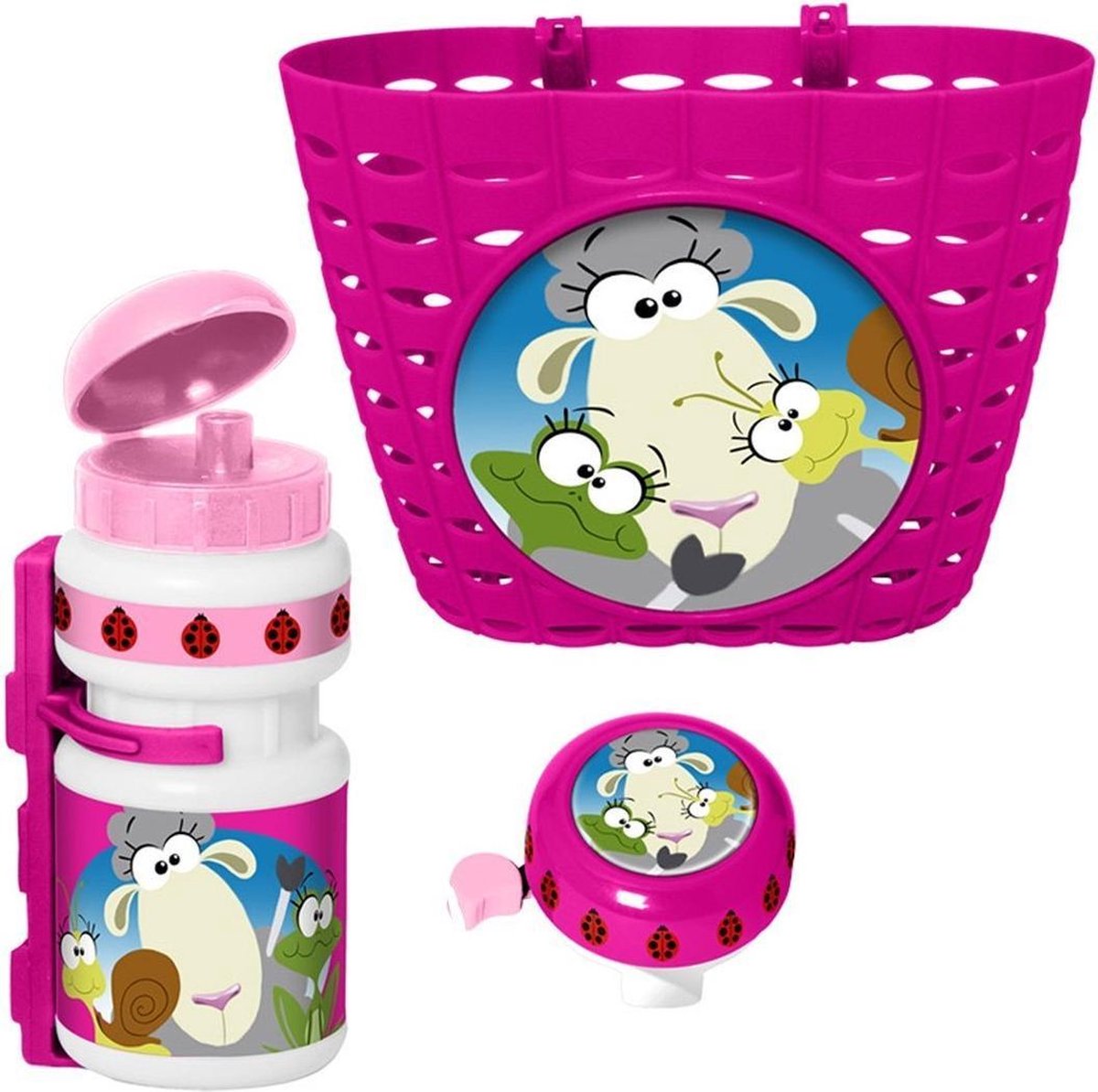 Stamp Accessoiresset Animals Roze 3-delig