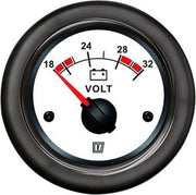 VETUS VLT24W witte Voltmeter 24V