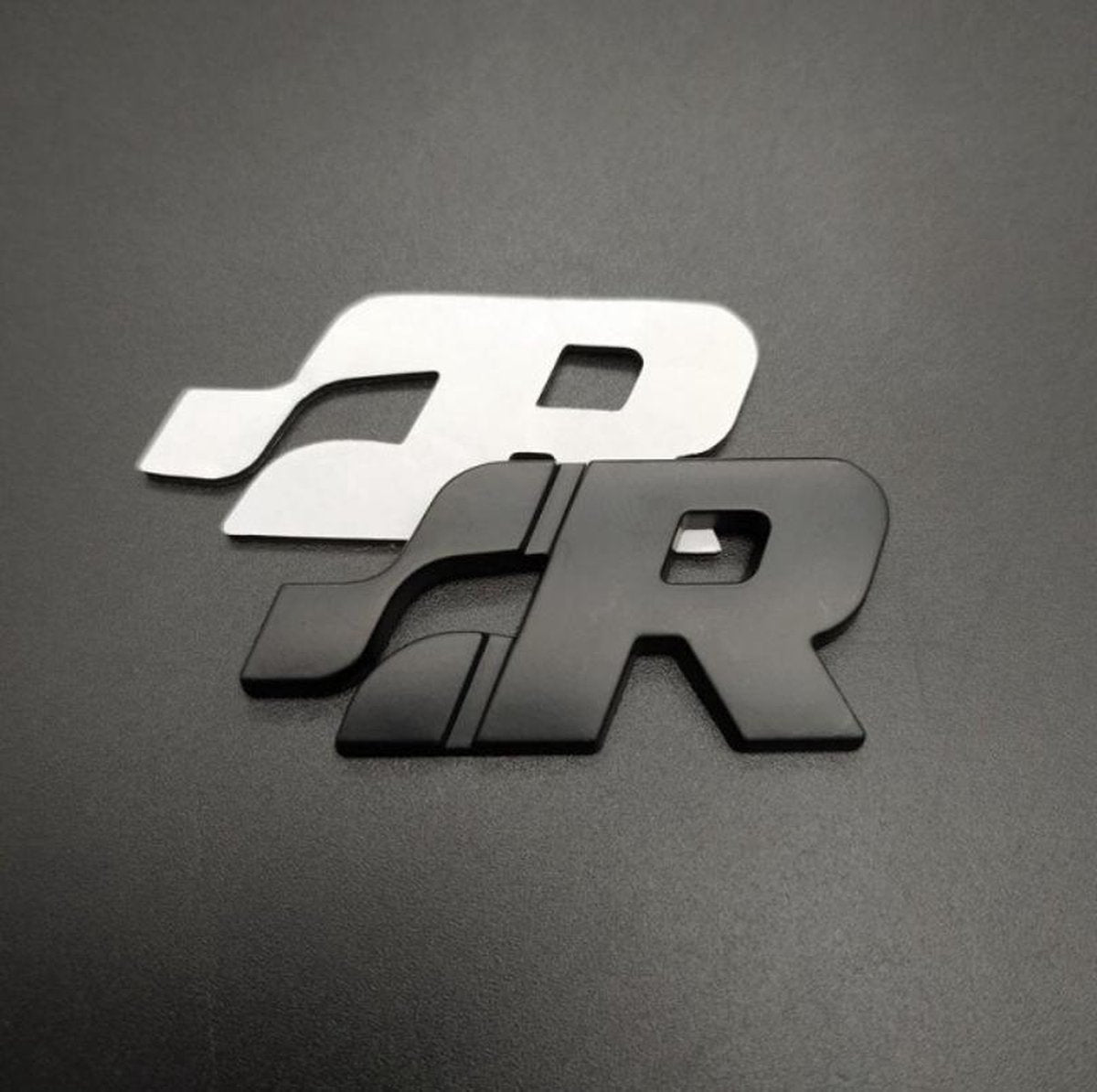 R32 Embleem sticker - Golf R - Volkswagen - MK5 - MK6 - Achterkant - Achterklep - Badge - Logo - Zwart