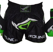Punch Round NoFear Kickboks Shorts Zwart Neo Groen S = Jeans Maat 30
