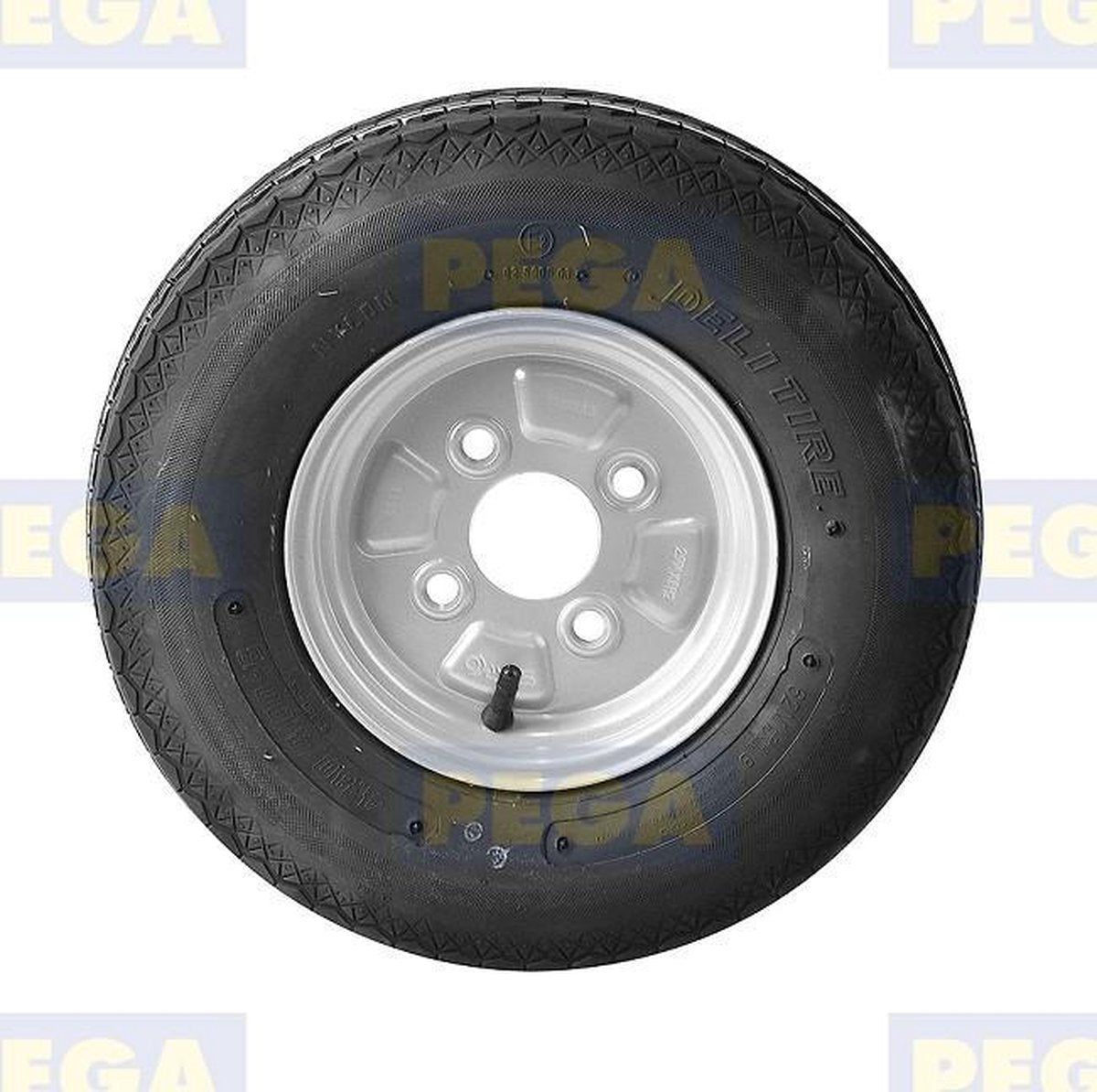 Wile compleet 400-8 4 gaats Model Boottrailer 350 Bandenspanning 3.5 bar Staal (100.15)