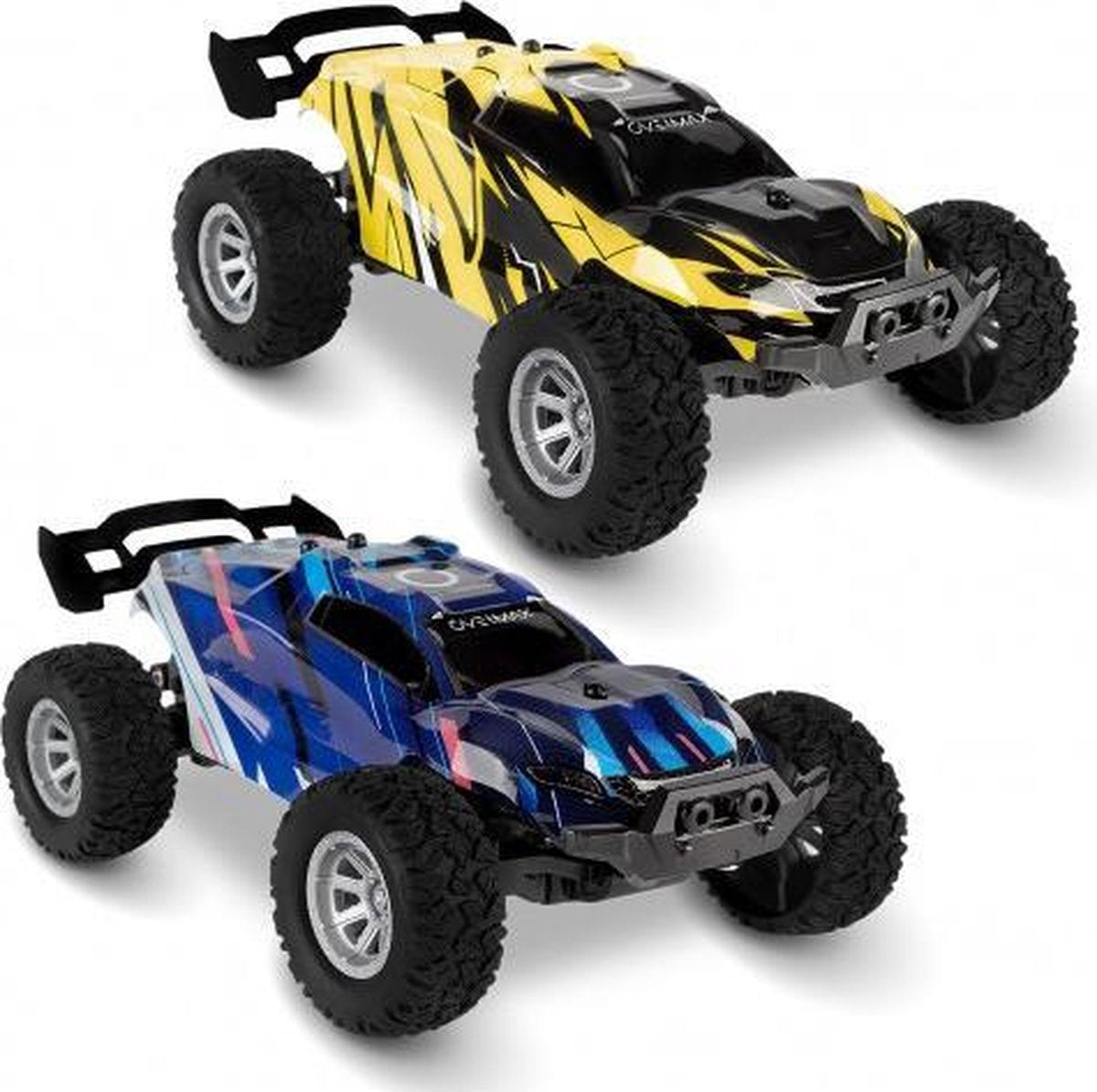 OVERMAX X-QUEST - Set van 2 Raceauto's - 2 Accu's en Precisiecontrollers - 2 snelheidsniveaus