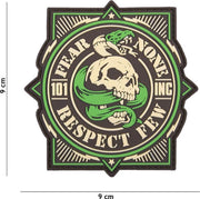 Embleem 3D PVC Fear None Bruin
