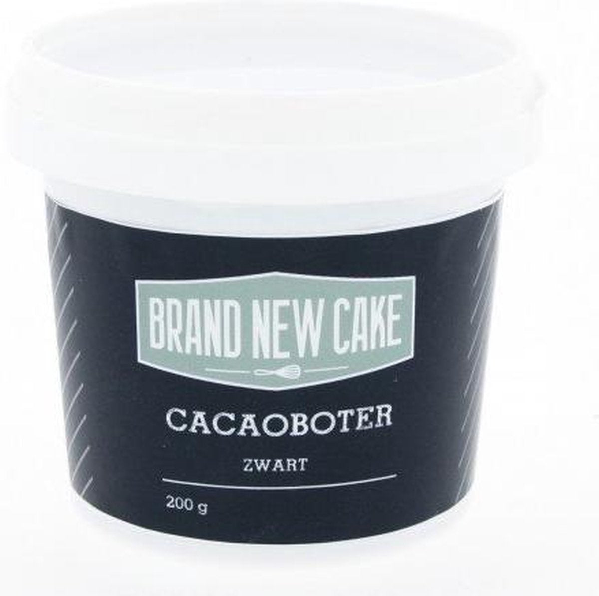 Brand New Cake - Cacaoboter Gekleurd Zwart (200g)