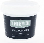 Brand New Cake - Cacaoboter Gekleurd Zwart (200g)