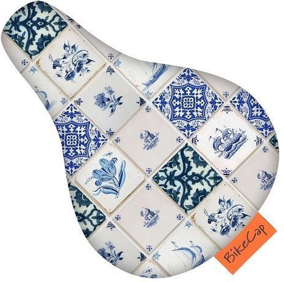 Bikecap Zadeldekje Zadelhoes Fiets Kids Delft Blauwe Tegels