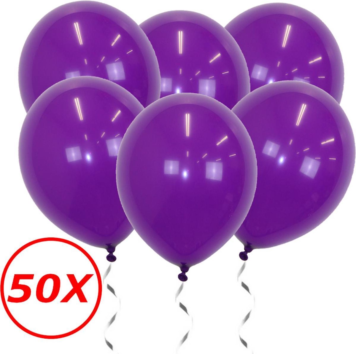 Paarse Ballonnen Verjaardag Versiering  Paarse Helium Ballonnen Feest Versiering Halloween Paars 50 Stuks