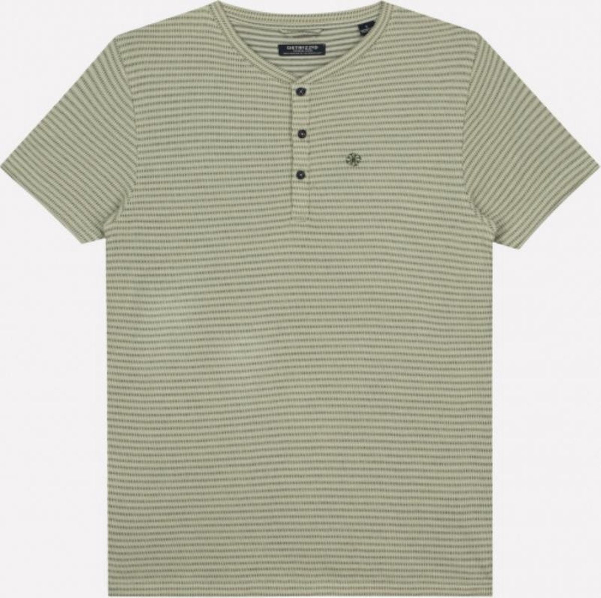 Dstrezzed T-shirt Streep Groen (202610 - 110)