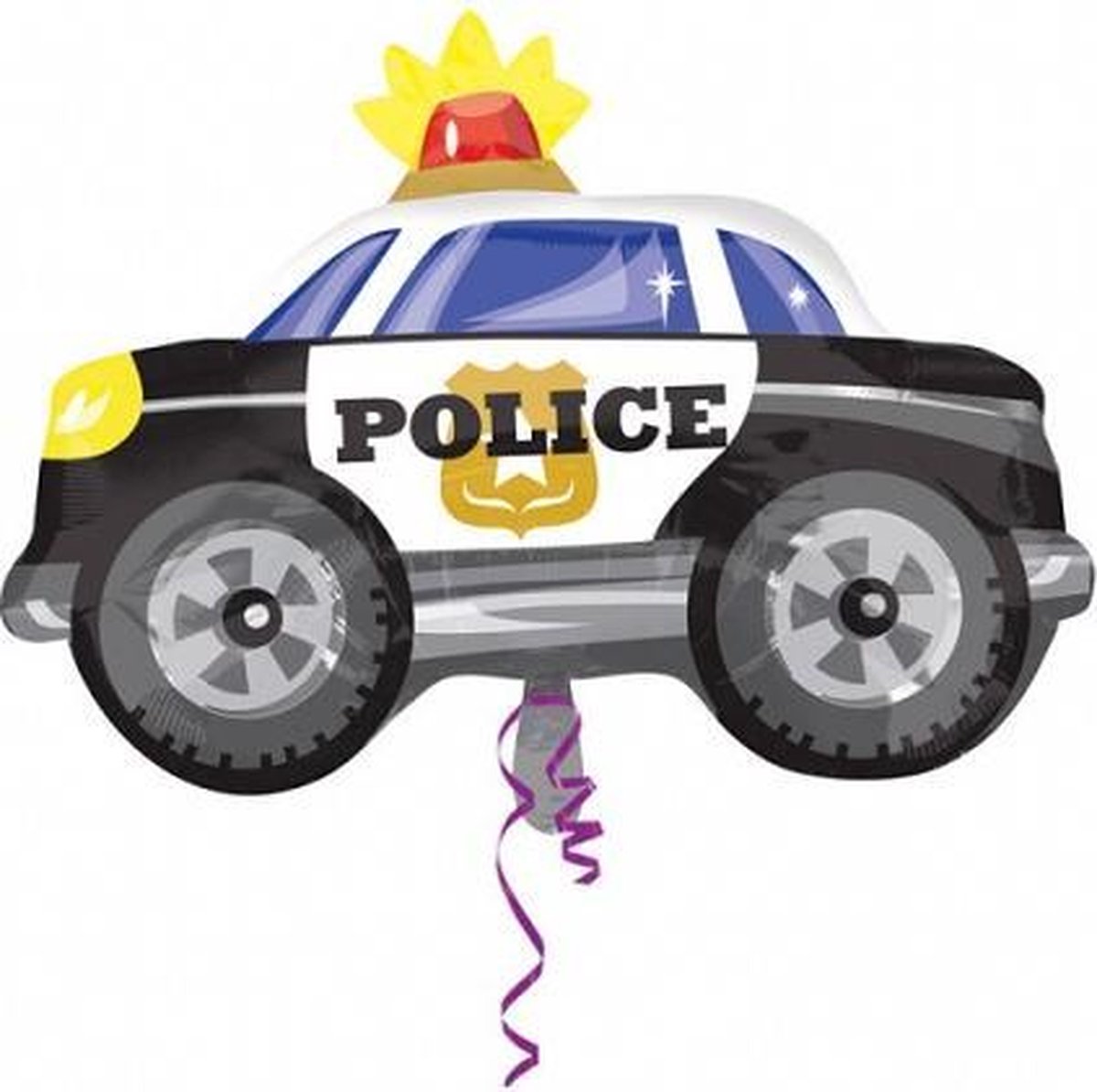 Folieballon politie auto