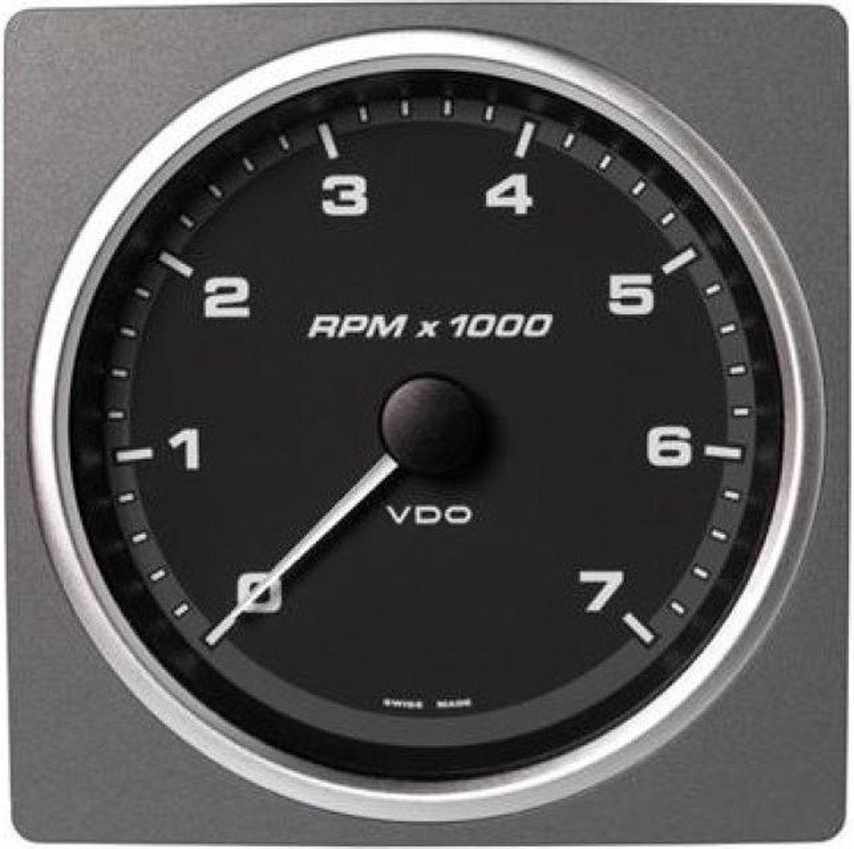 VDO AcquaLink zwarte Toerenteller 7000 RPM 110mm