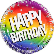 Boland Feestborden Happy Birthday 18 Cm Papier 6 Stuks