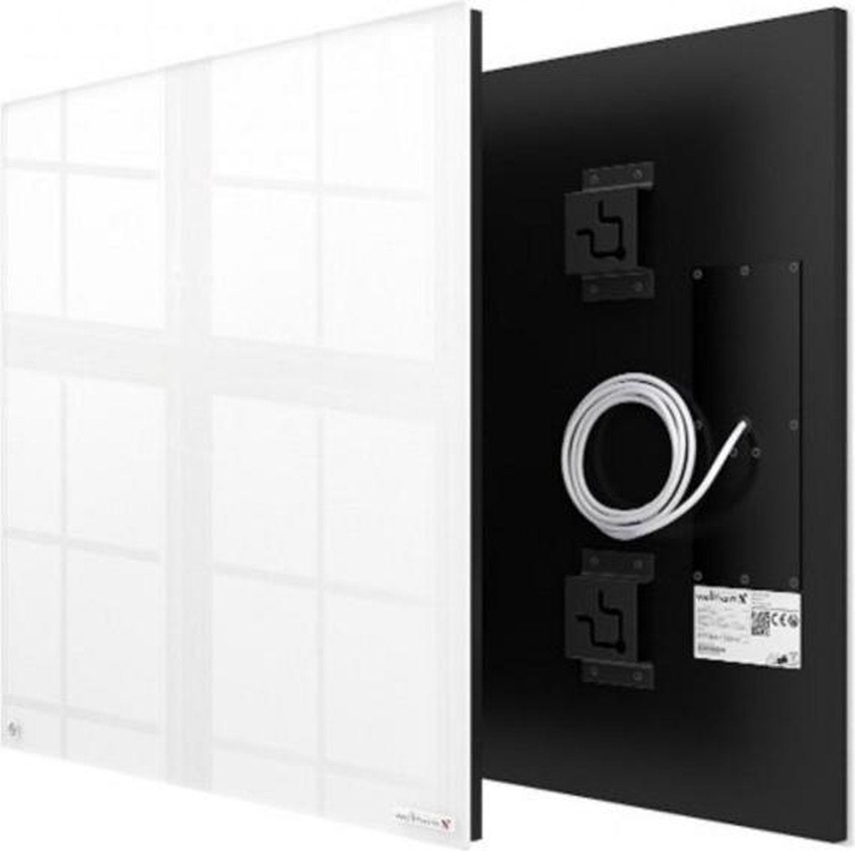 Welltherm 780 Watt wit glas infrarood verwarmingspaneel paneel frameless