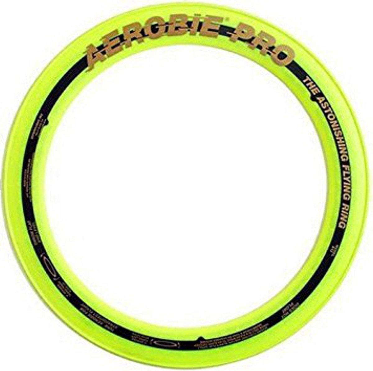 Aerobie Sprint Werpring geel - 25 cm