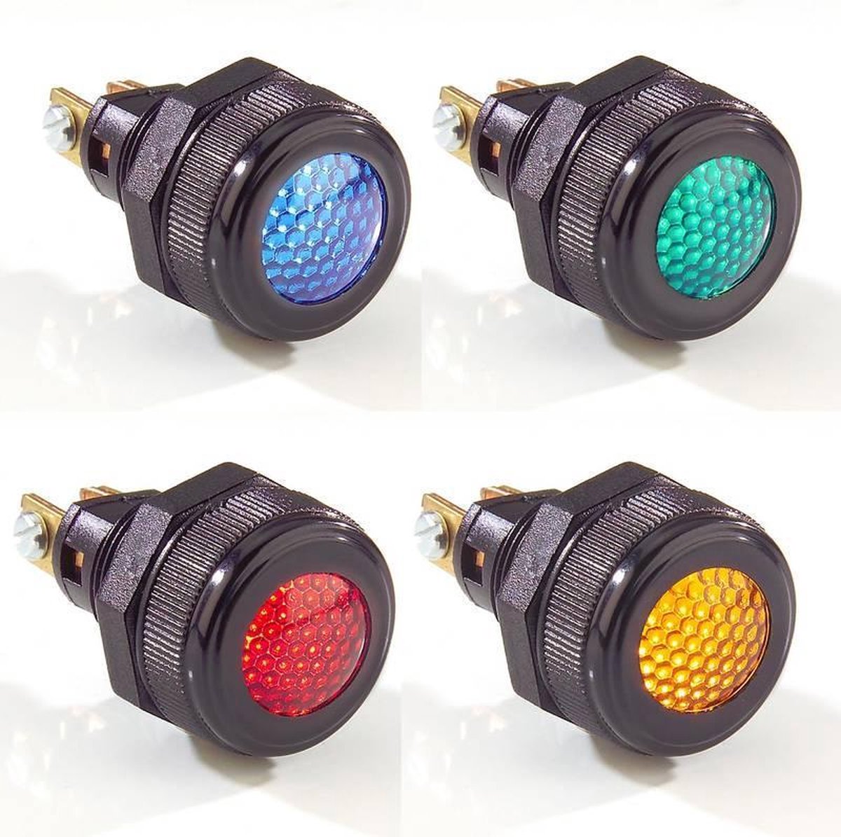 Westfalia Dashboard waarschuwingslamp 12V/24V geel